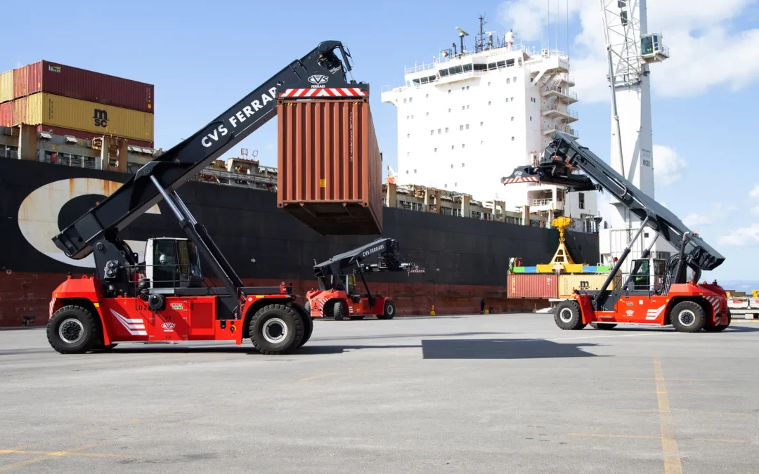 REACHSTACKER – MANUTENTION DE CONTENEURS PLEINS ET INTERMODALE – F500.RS2-E