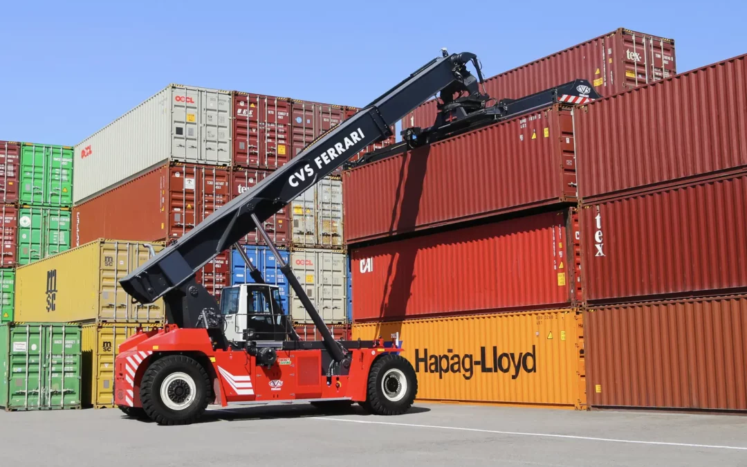 REACHSTACKER – MANUTENTION DE CONTENEURS PLEINS ET INTERMODALE – F500.RS5-E